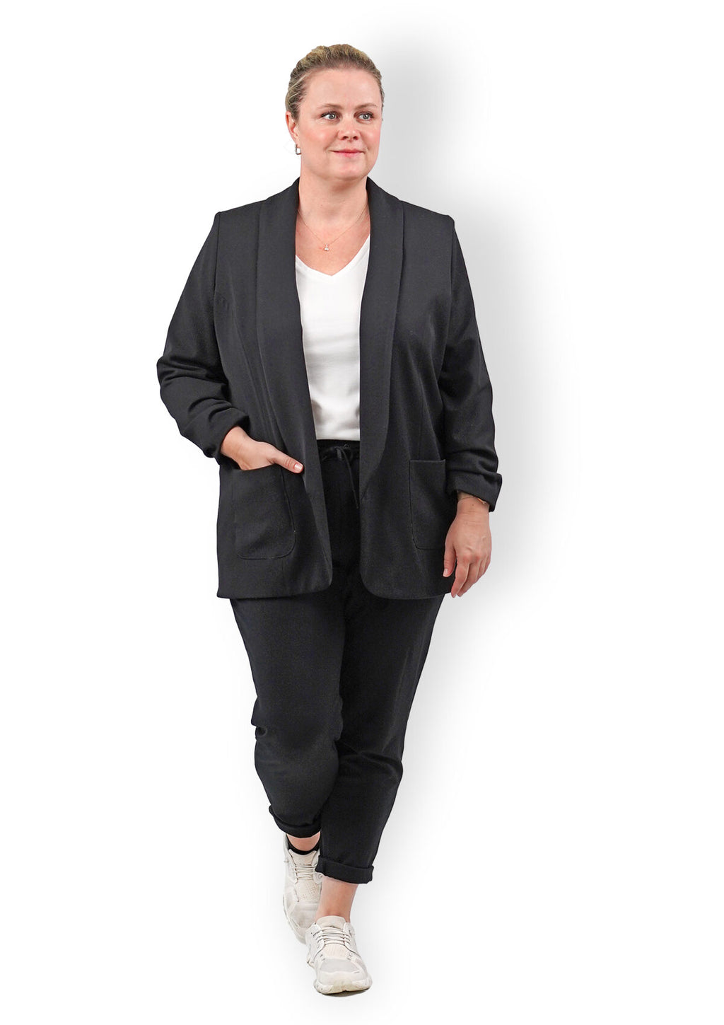 Papierschnittmuster Blazer mit Schalkragen Damen