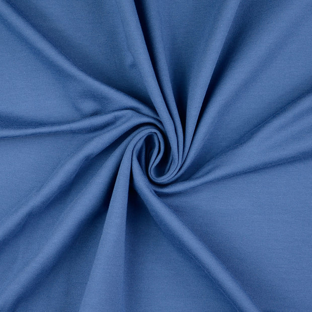 French Terry Uni Blau