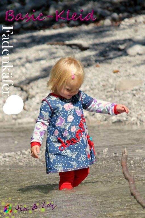 Papierschnittmuster Basic-Kleid Kinder