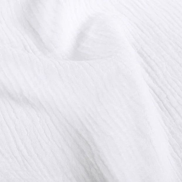 Double Gauze Musselin Optical White