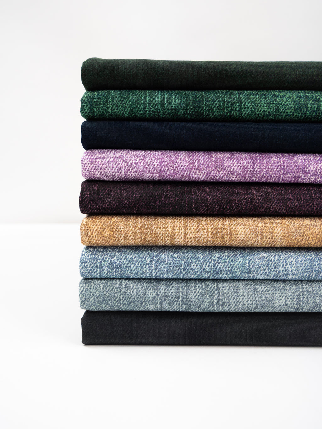 French Terry Denim dunkelblau