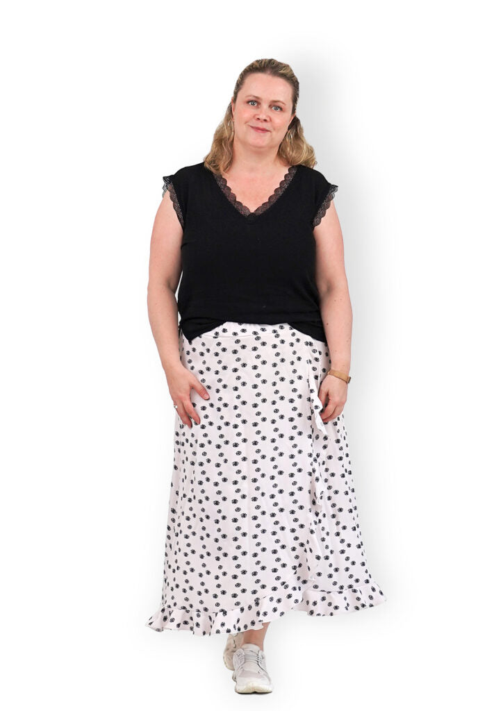 Papierschnittmuster Wickelrock Damen