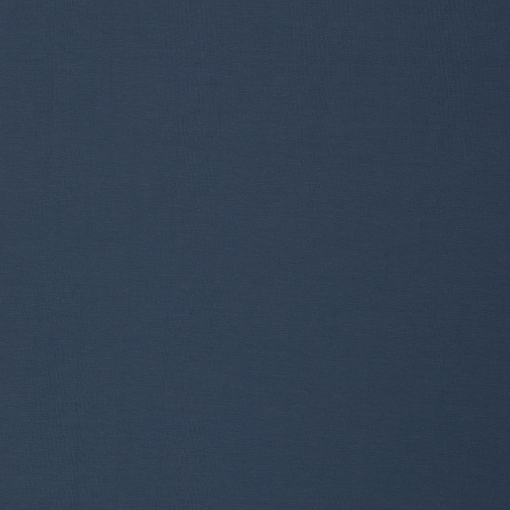 French Terry Uni Jeansblau