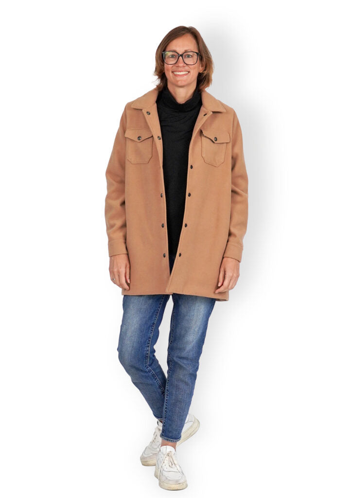 Papierschnittmuster Hemdjacke Flo Damen
