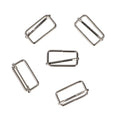 Leiterschnalle 30x15x2,5 silber