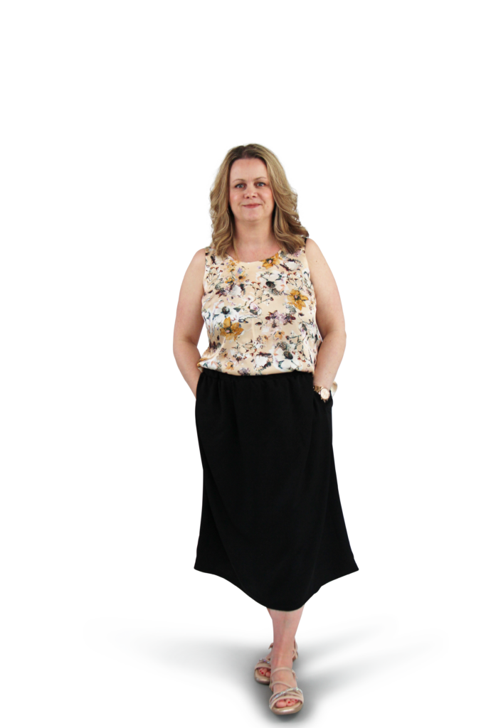 Papierschnittmuster Top & Rock Damen