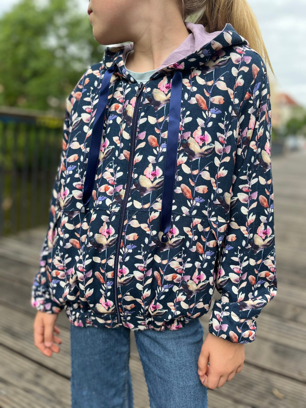 Papierschnittmuster Jacke Kira Kinder