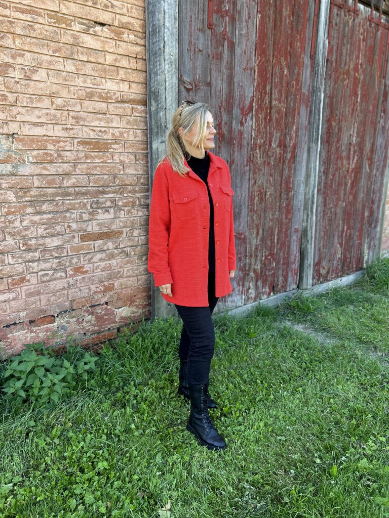 Papierschnittmuster Hemdjacke Flo Damen