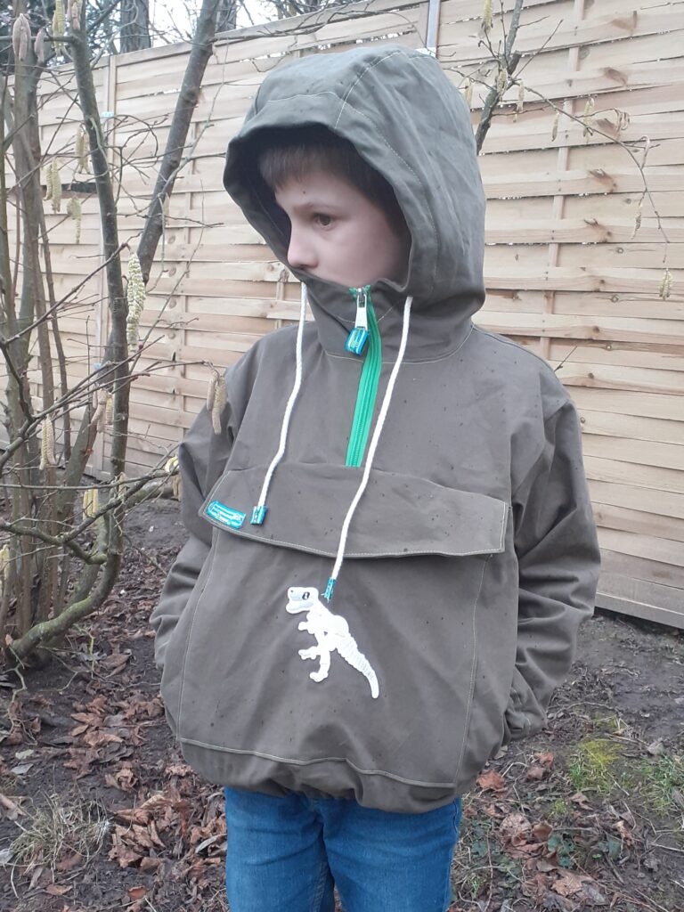 Papierschnittmuster Windbreaker Kinder
