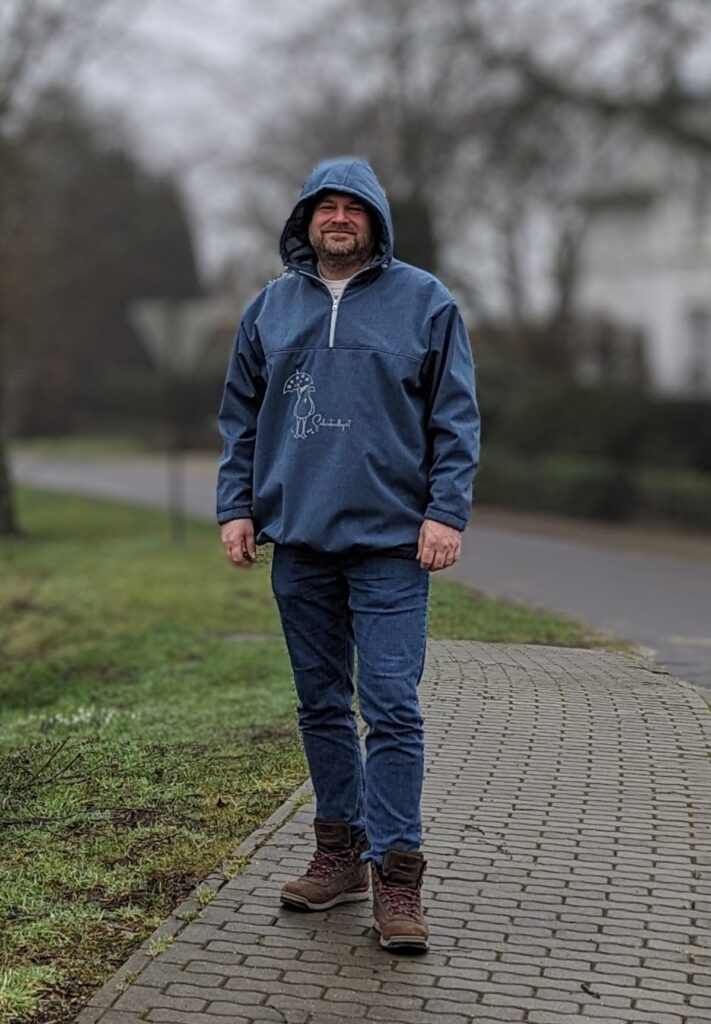 Papierschnittmuster Windbreaker Unisex