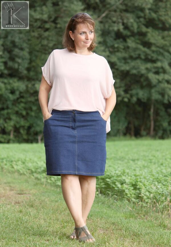 Papierschnittmuster Jeansrock Damen