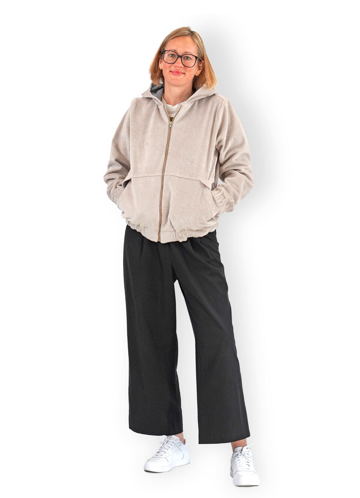Papierschnittmuster Jacke Kira Damen