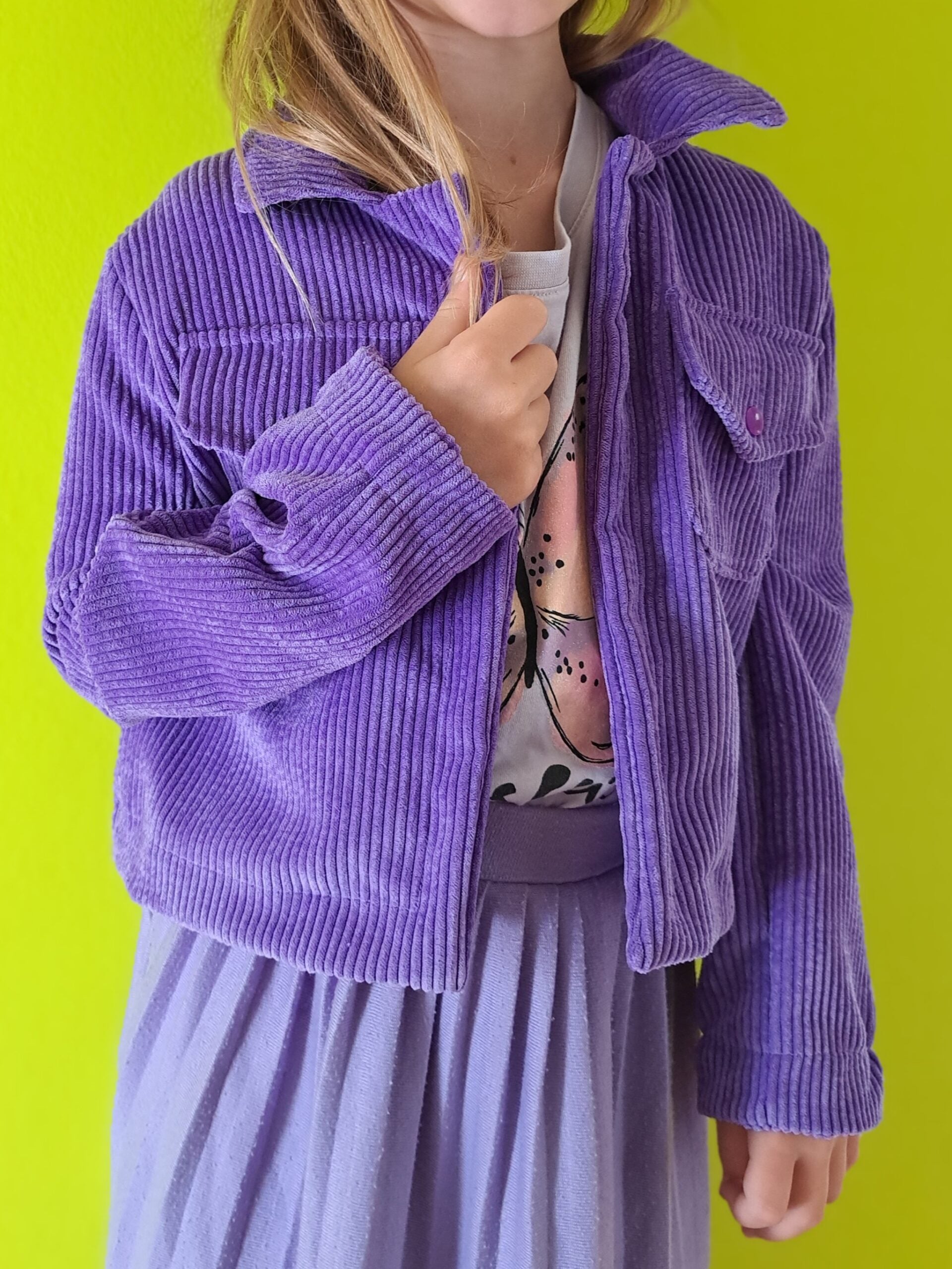 Papierschnittmuster Hemdjacke Flo Kinder