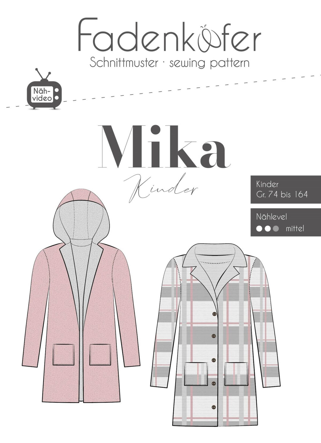 Papierschnittmuster Mika Kinder