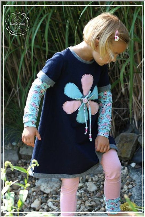 Papierschnittmuster Basic-Kleid Kinder