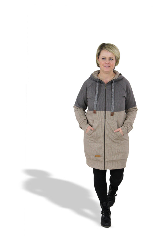 Papierschnittmuster Longjacket Nala Damen