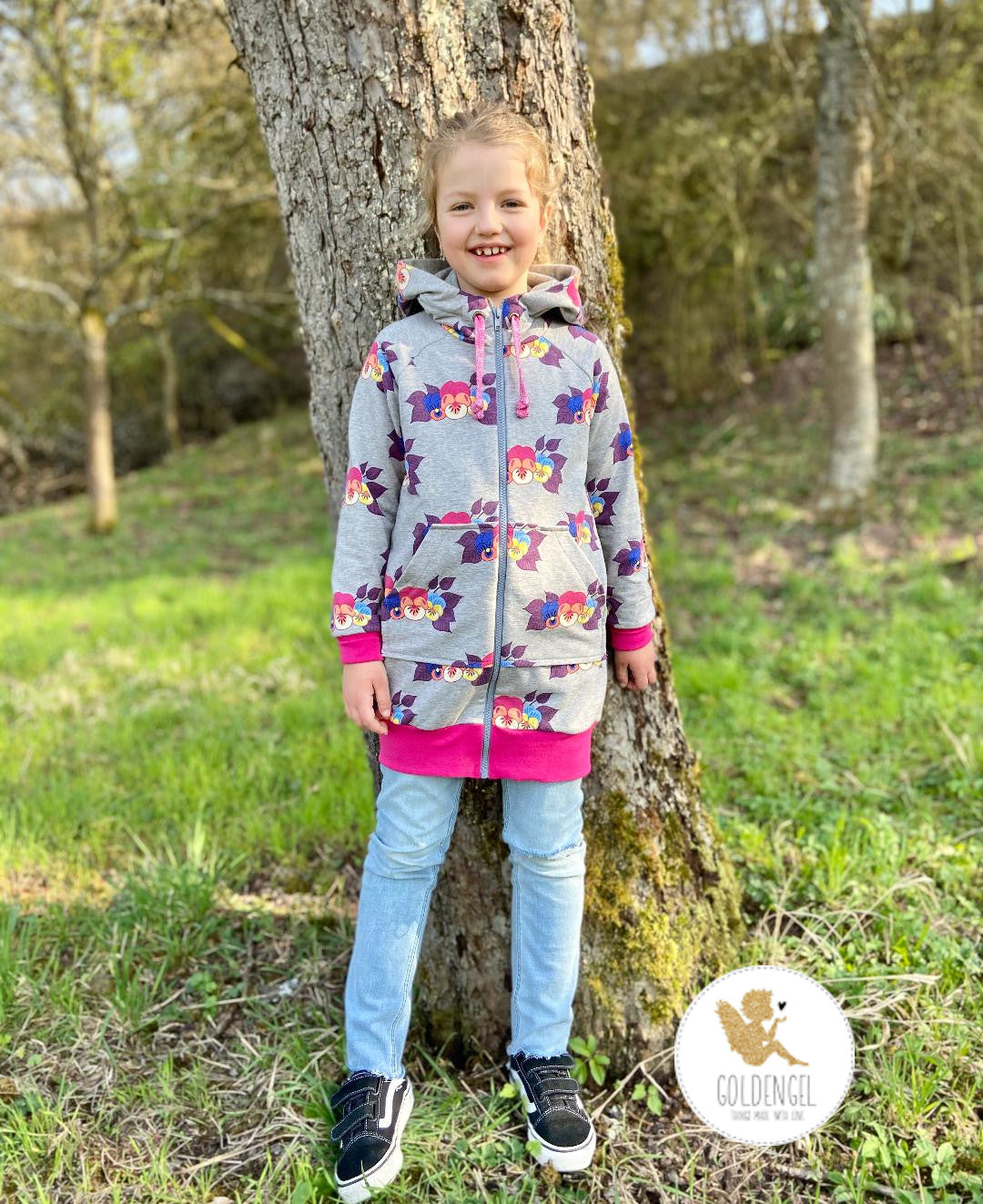 Papierschnittmuster Longjacket Nala Kinder