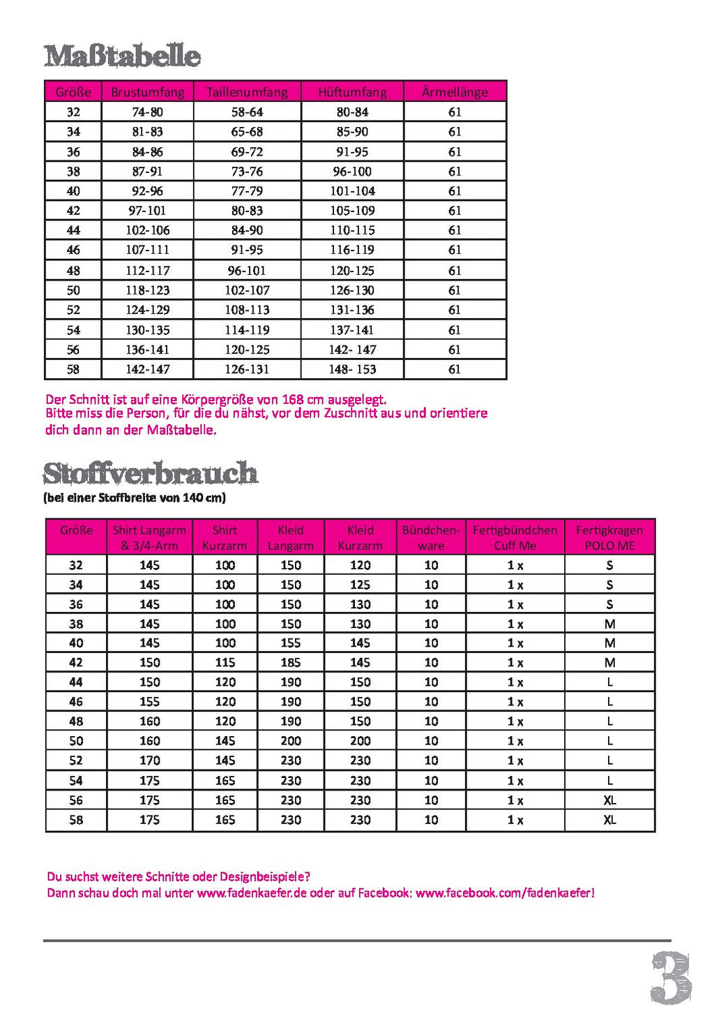 Papierschnittmuster Poloshirt und Kleid Damen