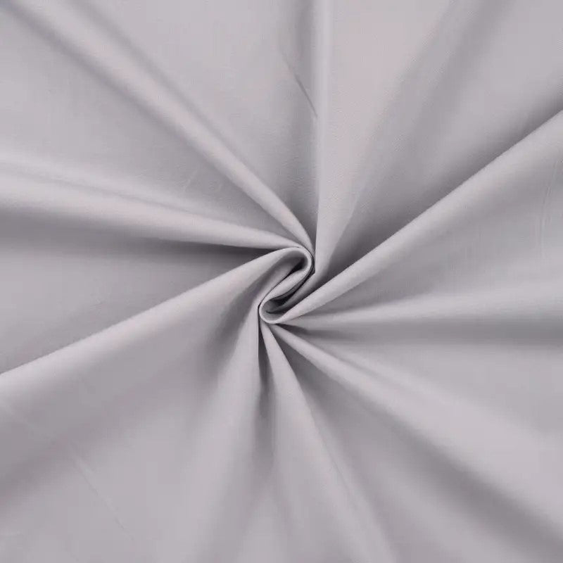 Popeline Uni Silver Gray