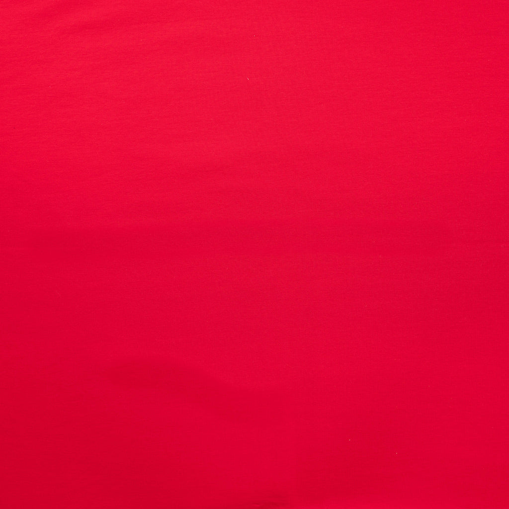 French Terry Uni Leuchtend Rot
