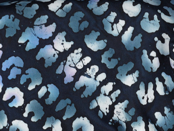 Batik Viskose blau