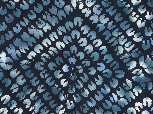 Batik Viskose blau