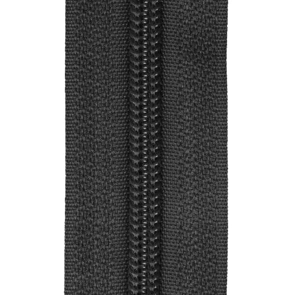 Endlos Reißverschluss Spirale 5mm schwarz