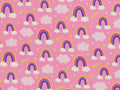 Jersey Prinzessin Phantasie - Regenbogen rosa