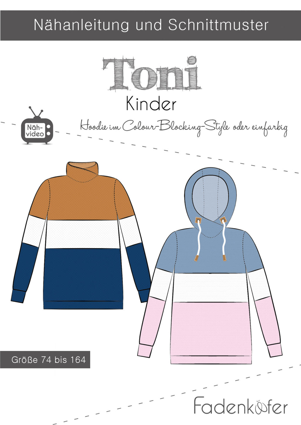 Papierschnittmuster Toni Kinder
