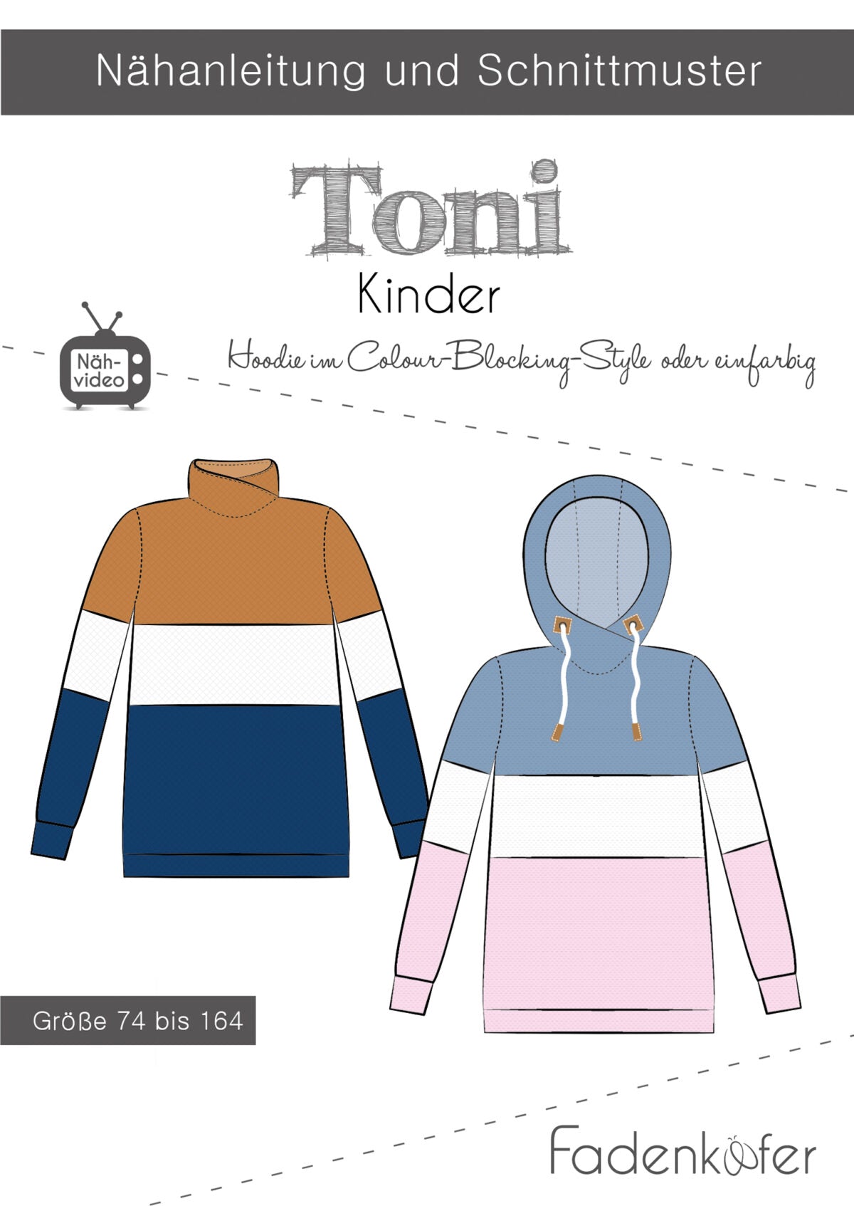 Papierschnittmuster Toni Kinder