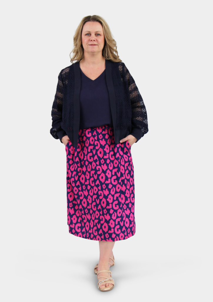 Papierschnittmuster Top & Rock Damen