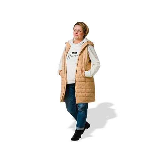 Papierschnittmuster Weste Damen
