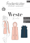 Papierschnittmuster Weste Kinder
